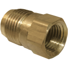 Lasco 3/8 In. M x 1/8 In. FPT Brass Flare Adapter Image 1