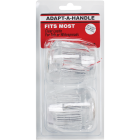 Lasco Large Acrylic Universal Clear Faucet Handle Image 2