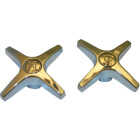 Lasco Universal Chrome Cross Faucet Handle Image 1