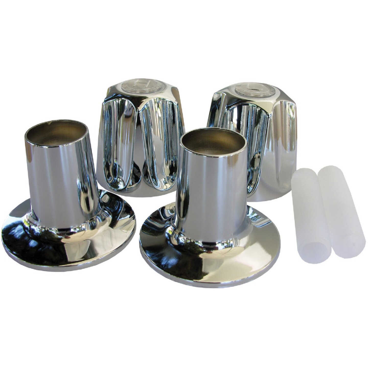 Lasco Price Pfister Round Clear Tub & Shower Handle Kit Image 1