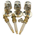 Lasco Price Pfister Round Clear Tub & Shower Handle Kit Image 1