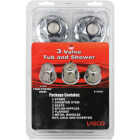 Lasco Price Pfister Round Clear Tub & Shower Handle Kit Image 2