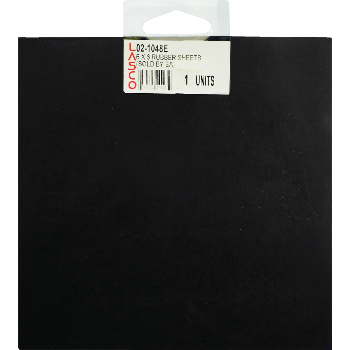 Lasco 6 In. L x 6 In. W x 1/16 In. Thick Rubber Gasket Rubber Sheet Image 2