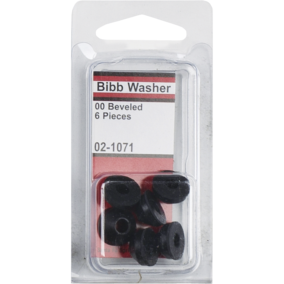 Lasco 1/2 In. Black Beveled Bibb Faucet Washer (6 Ct.) Image 2