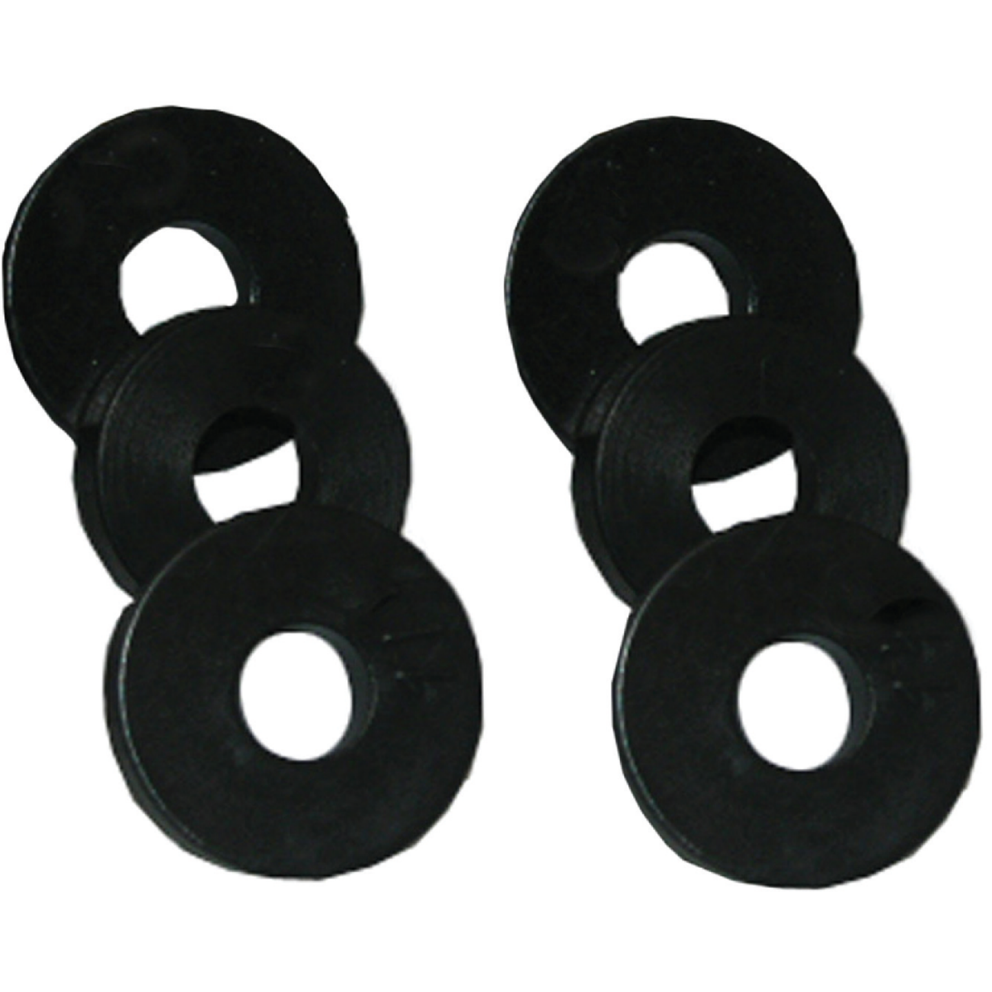 Lasco 1/2 In. Black 00 Flat Bibb Faucet Washer (6 Ct.) Image 1