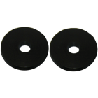 Lasco 11/16 In. Black 3/8L Flat Bibb Faucet Washer (2 Ct.) Image 1