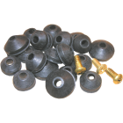 Lasco Various Black & Brass Beveled Faucet Washer Image 1