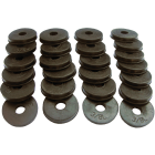 Lasco 11/16 In. Black 3/8L Flat Bibb Faucet Washer (25 Ct.) Image 1