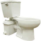 Star Water Systems White Round Bowl 1.28 GPF Upflush Toilet Image 1