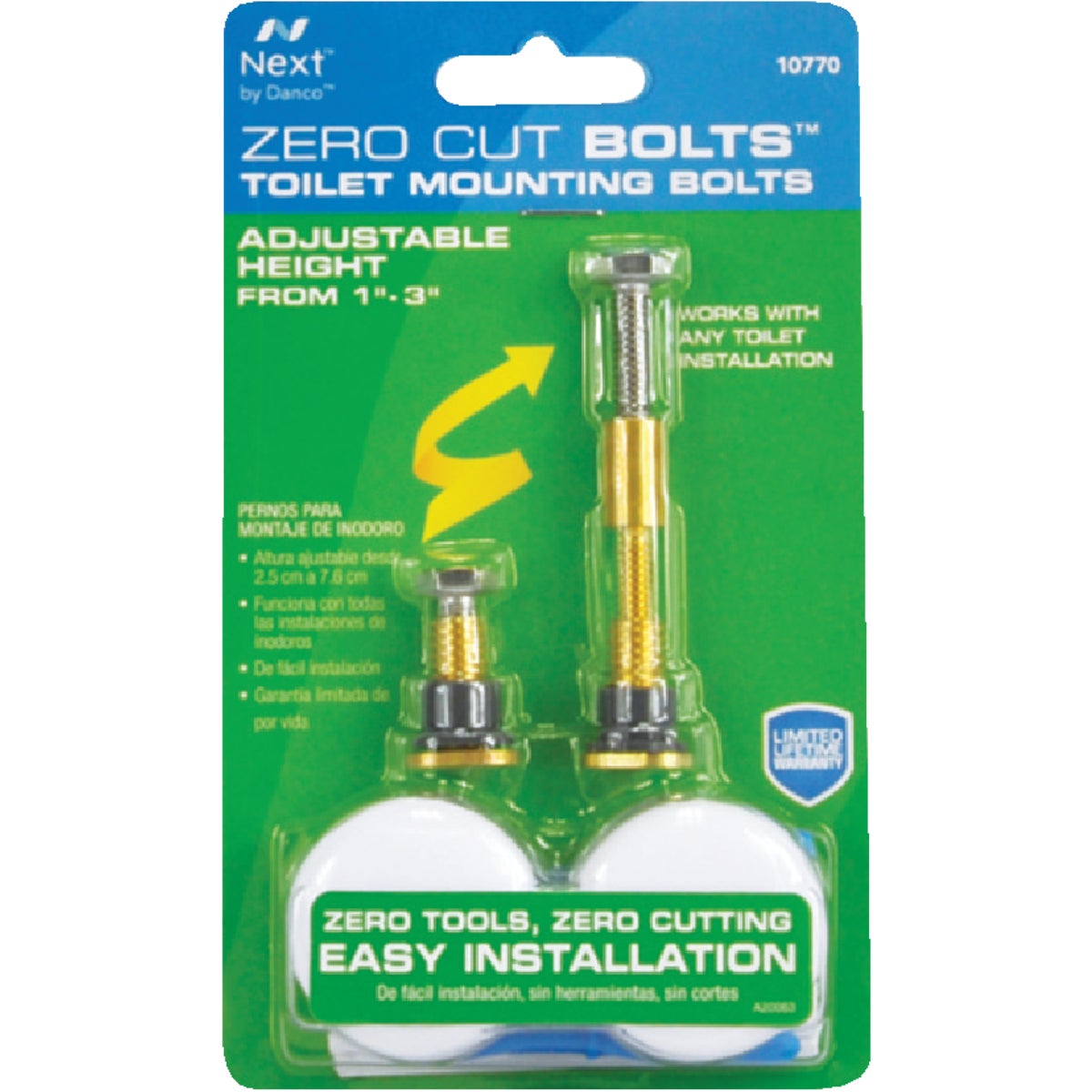 Danco Zero Cut Toilet Bolt Set  Image 2