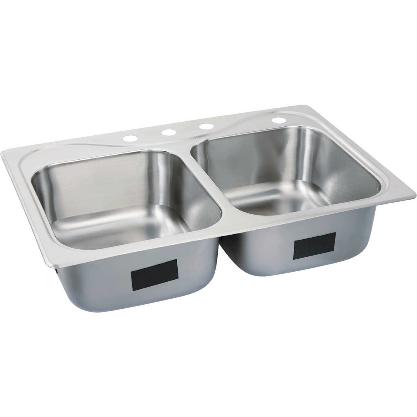 Sterling Southhaven Double Bowl 33 In. x 22 In. x 8 In. Deep Stainless Steel Kitchen Sink Image 1