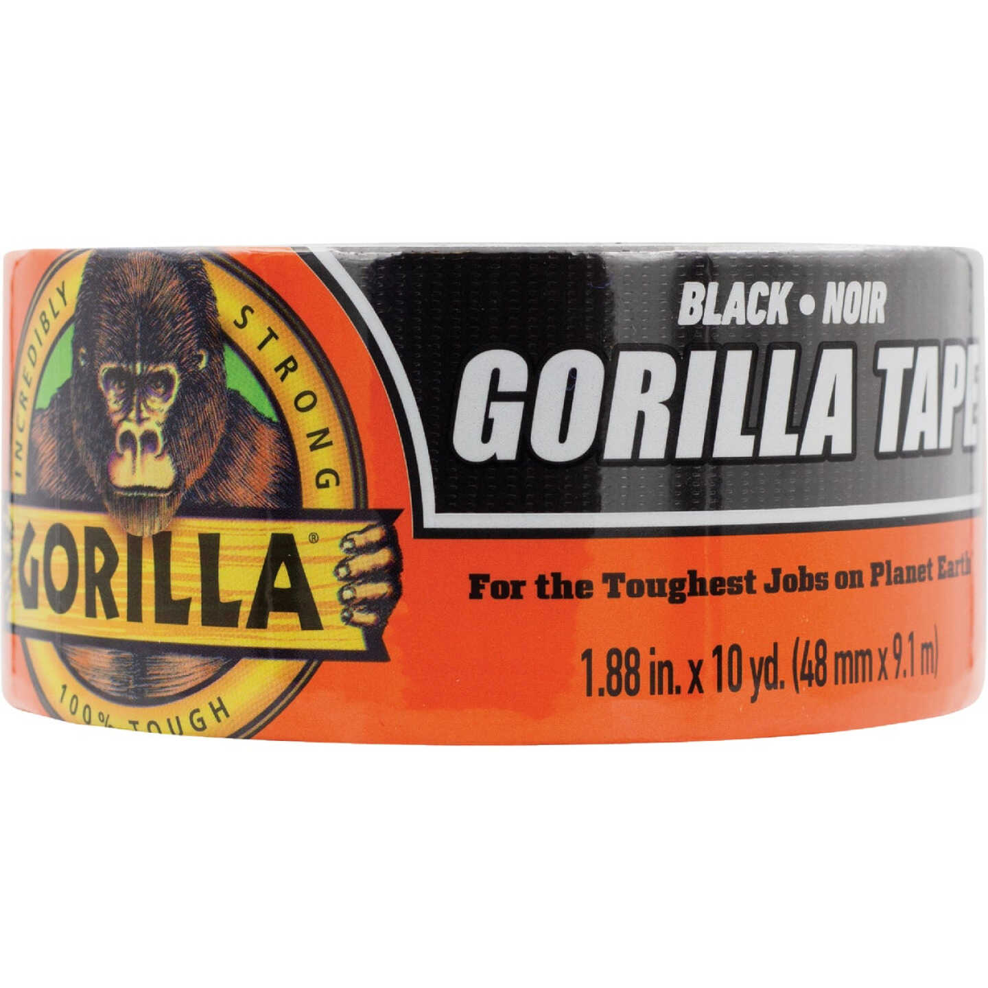 Gorilla 1.88 In. x 10 Yd. Heavy-Duty Duct Tape, Black Image 1