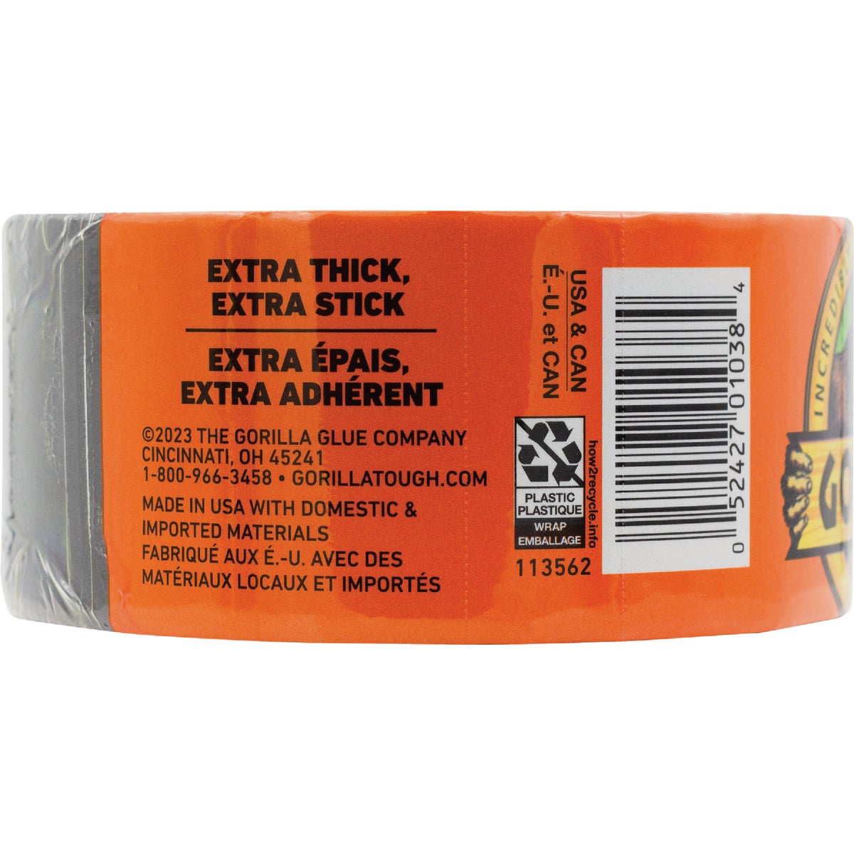 Gorilla 1.88 In. x 10 Yd. Heavy-Duty Duct Tape, Black Image 5