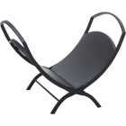 Home Impressions Hearthside Black Steel Fireplace Log Holder Image 4