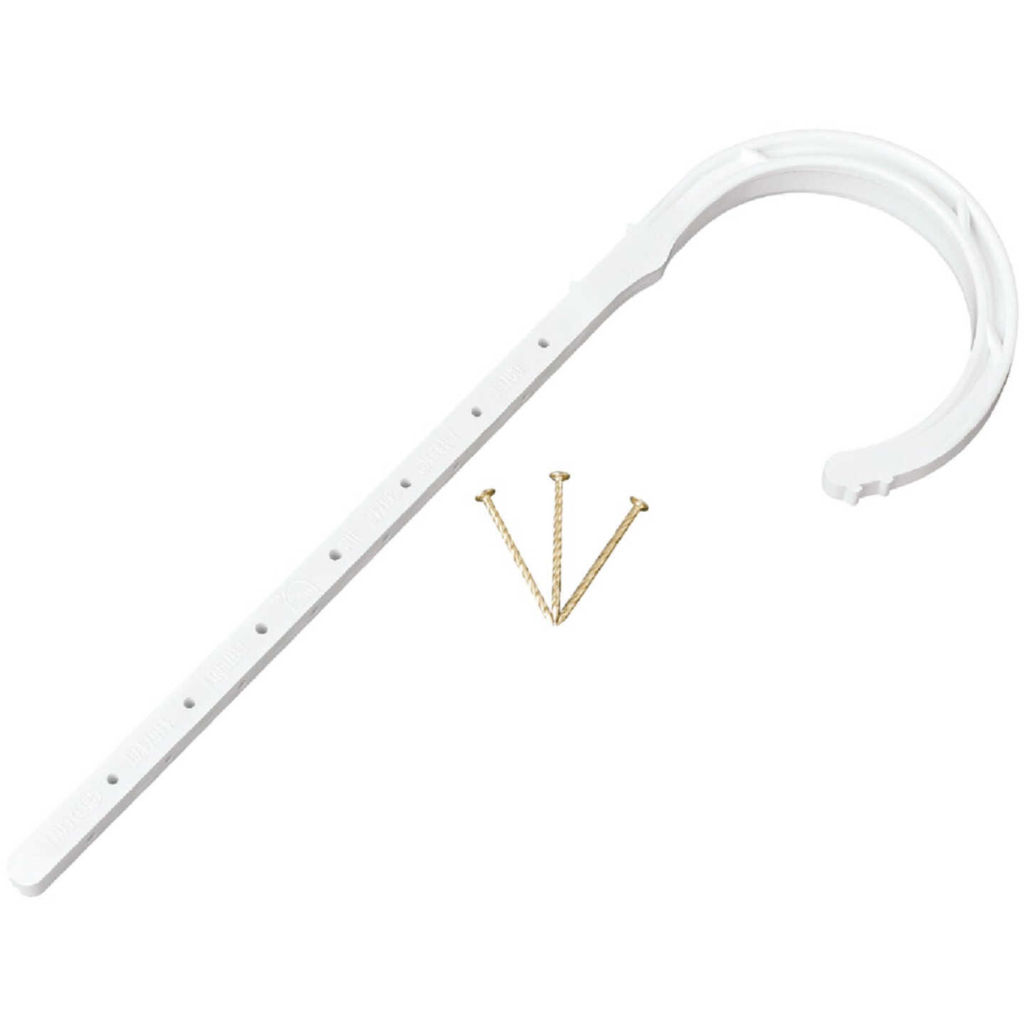 Oatey 1-1/2 In. x 7-1/2 In. ABS J-Hook Pipe Hook (4-Pack) Image 2