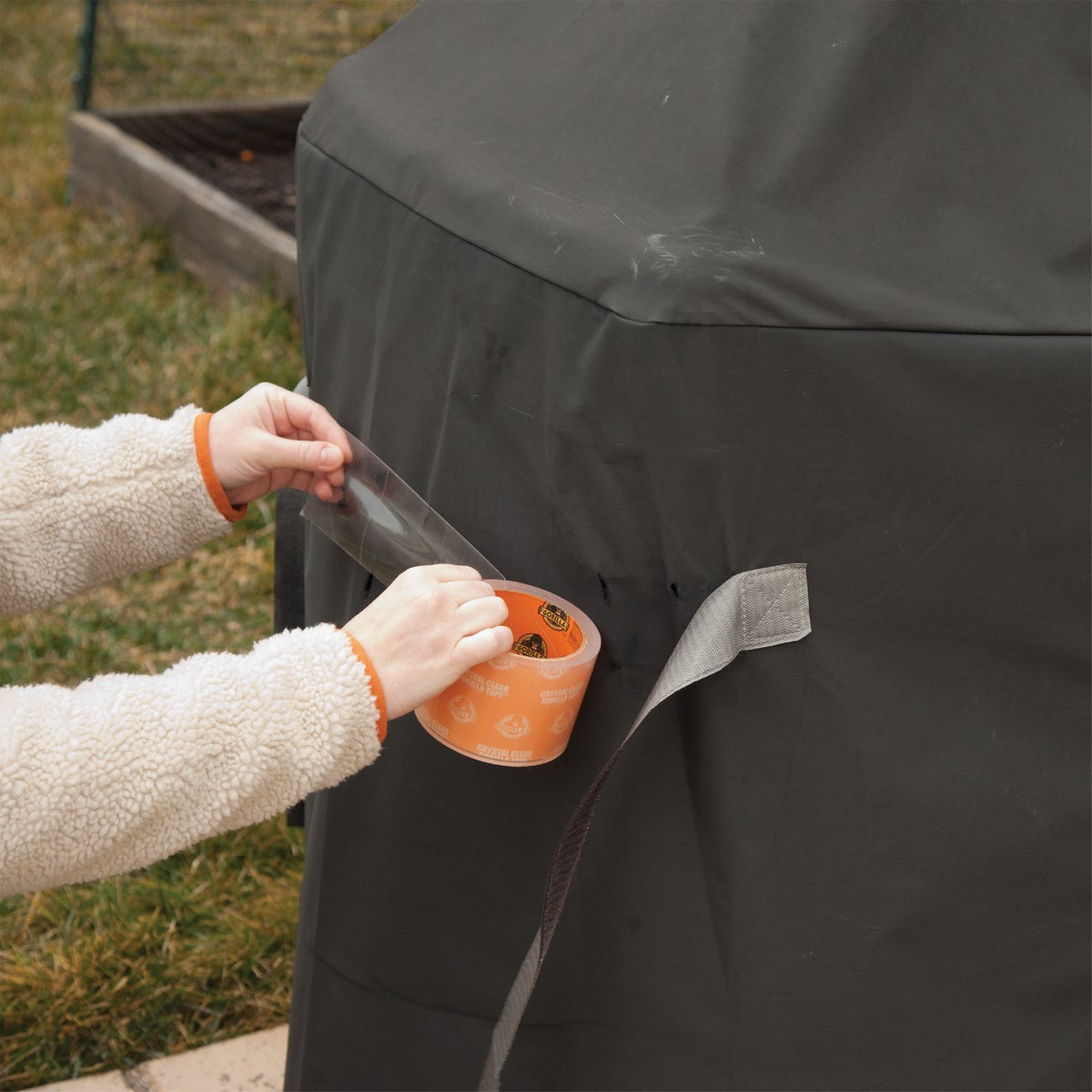 Gorilla 1-1/2 In. x 5 Yd. Crystal Clear Duct Tape, Clear Image 3