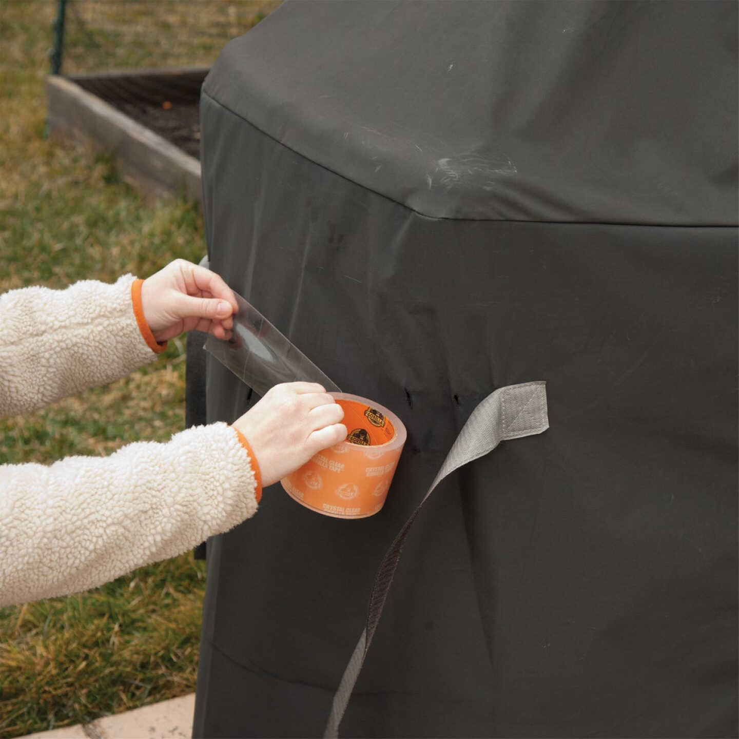 Gorilla 1-1/2 In. x 5 Yd. Crystal Clear Duct Tape, Clear Image 3