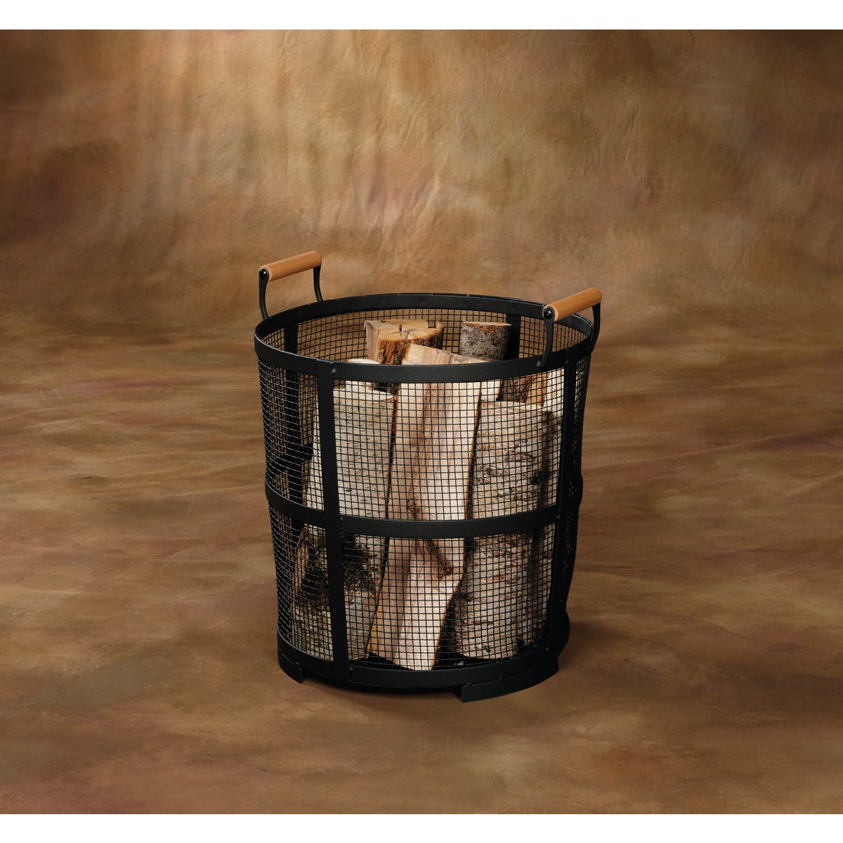 Home Impressions Round Fireplace Log Basket Image 3