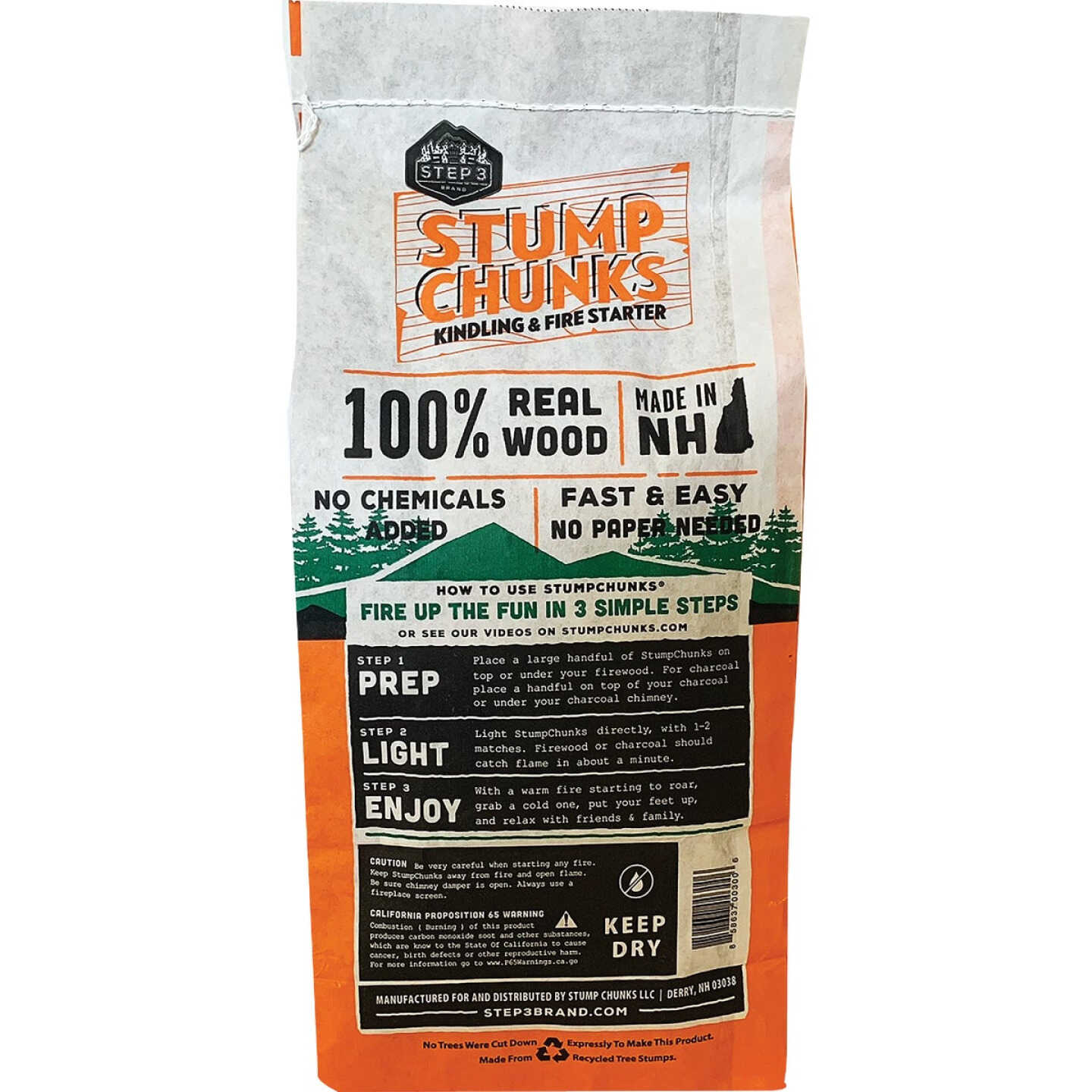 Stump Chunks 0.3 Cu. Ft. Kindling and Fire Starter Image 2