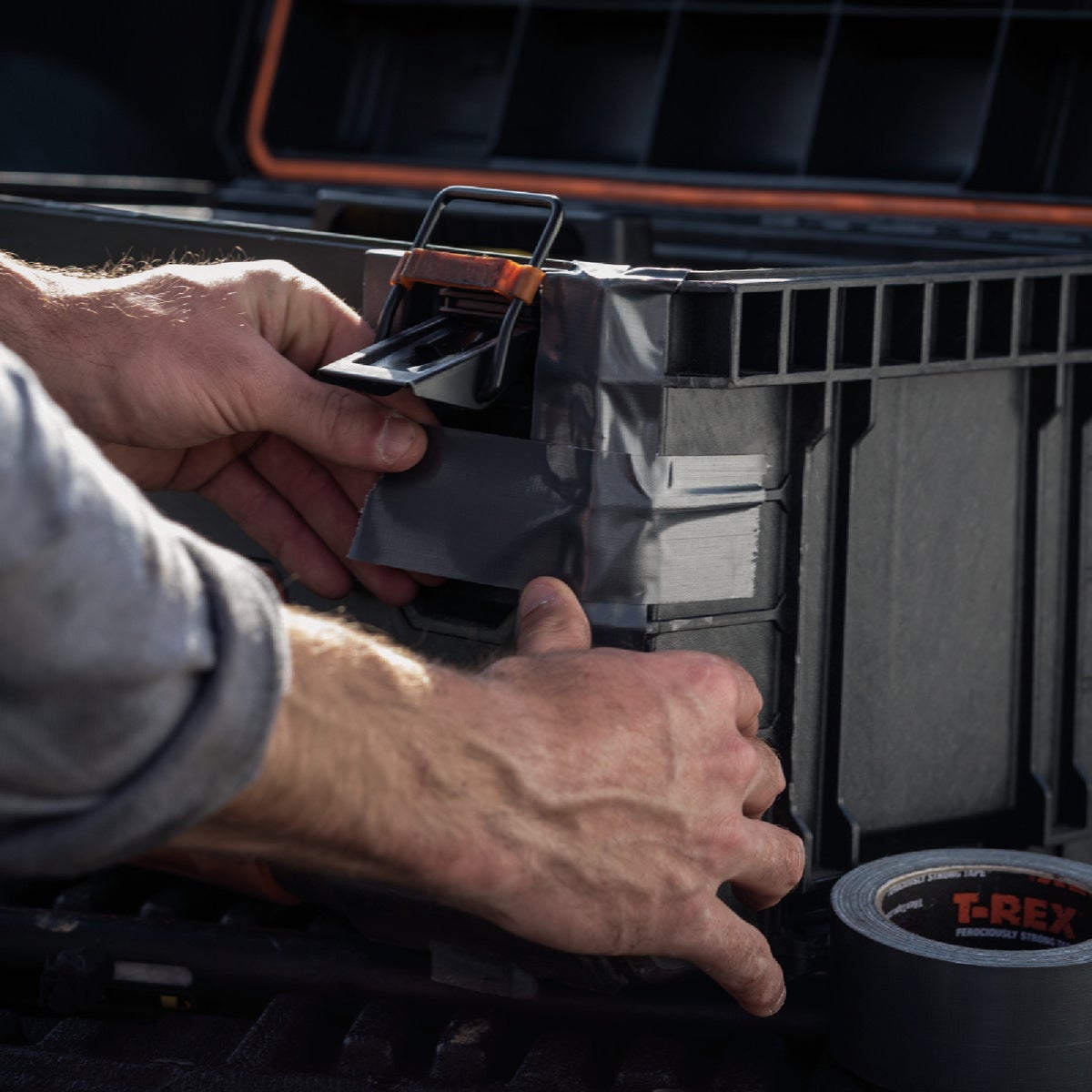 T-REX 1.88 In. x 30 Yd. Duct Tape, Gray Image 3