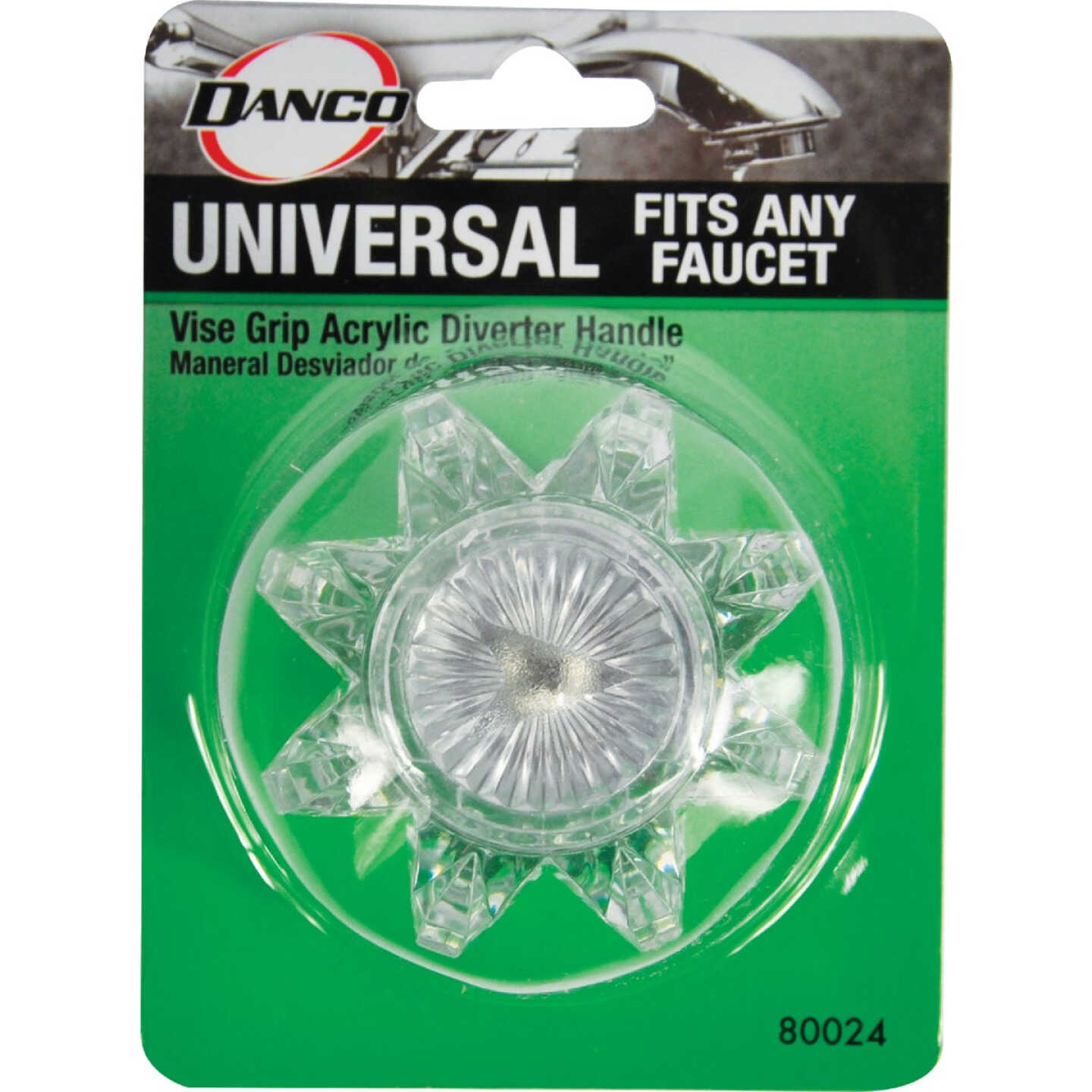 Danco Universal Fit for Kitchen or Bath Knob Acrylic Tub & Shower Handle Kit Image 2