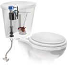 Fluidmaster PerforMAX Fill Valve, Adjustable Flapper & 12 In. Universal Click Seal Toilet Connector Image 6