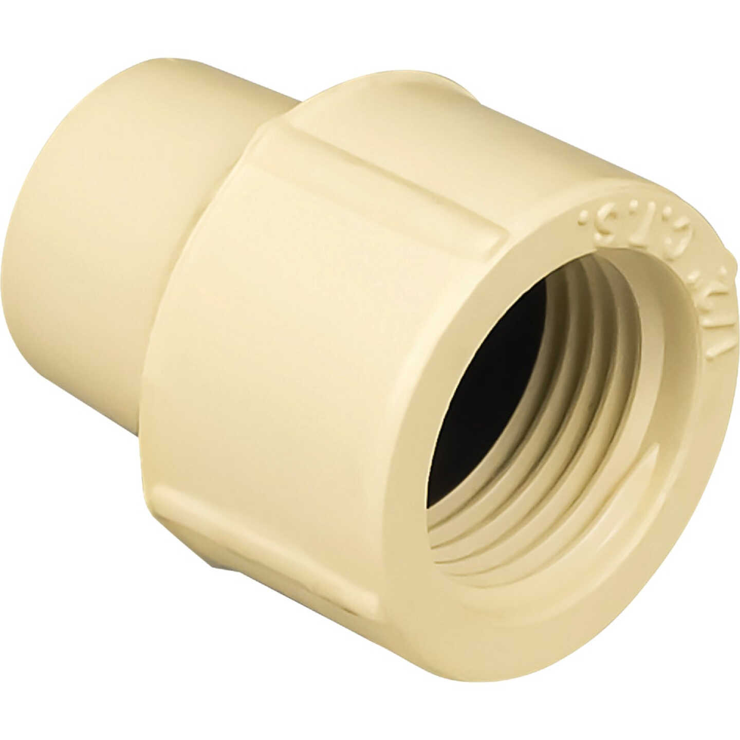 Charlotte Pipe 1/2 In. FIP CPVC Threaded PVC Adapter Image 1
