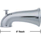 Danco 6 In. Chrome Bathtub Spout with Diverter Image 6