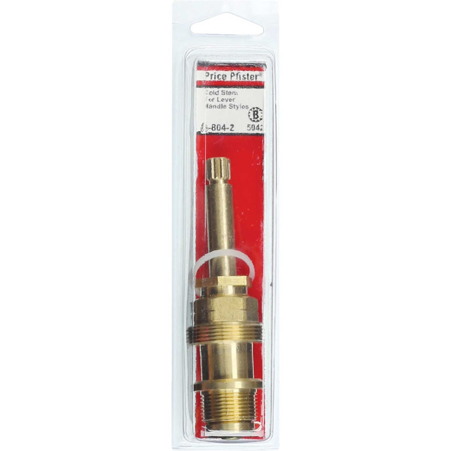 Lasco Price Pfister No. 5042 Cold Brass Bathtub Stem Image 2