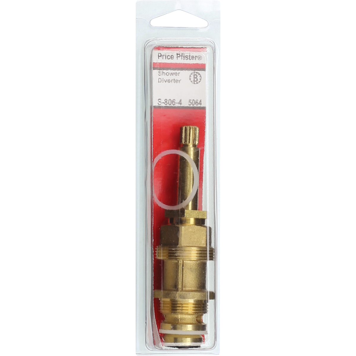 Lasco Price Pfister No. 5064 Hot/Cold Brass Bathtub Stem Image 2