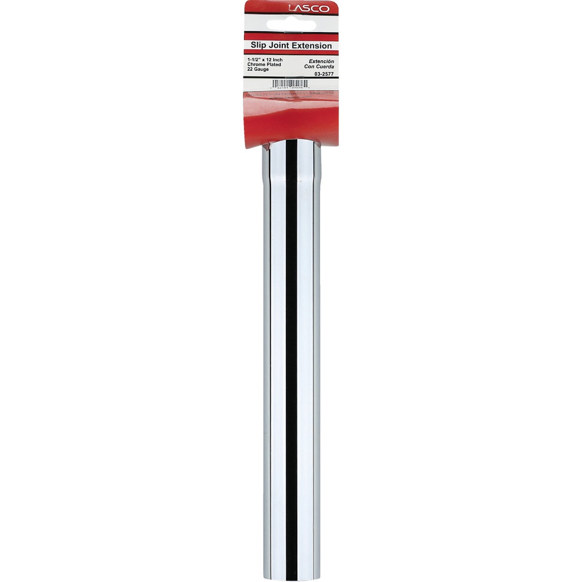 Lasco 1-1/2 In. x 12 In. Chrome Plated Extension Tube Image 2