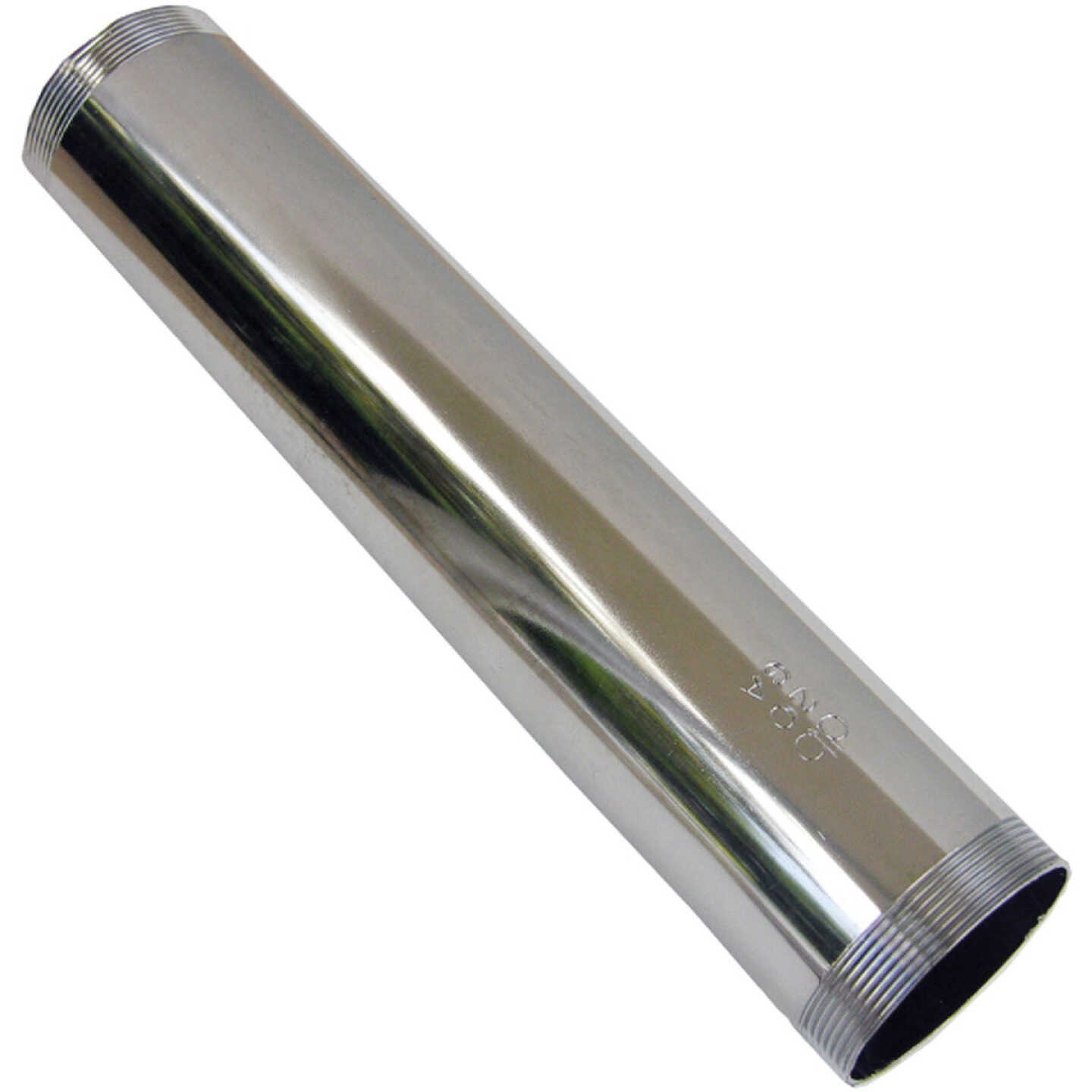 Lasco 1-1/4 In. x 6 In. Chrome Plated Threaded Tube Image 1