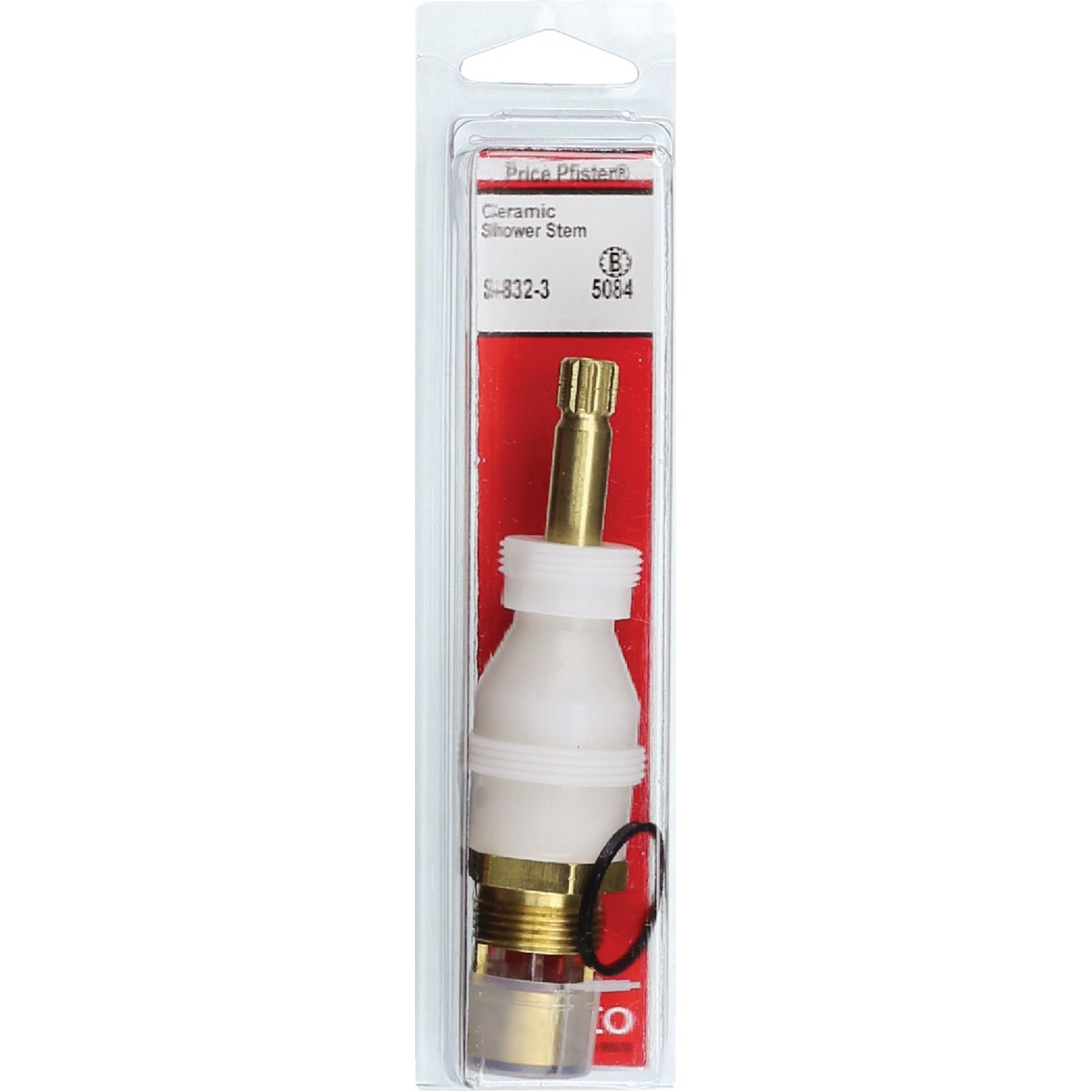 Lasco Price Pfister No. 5084 Hot/Cold Ceramic & Brass Bathtub Stem Image 2