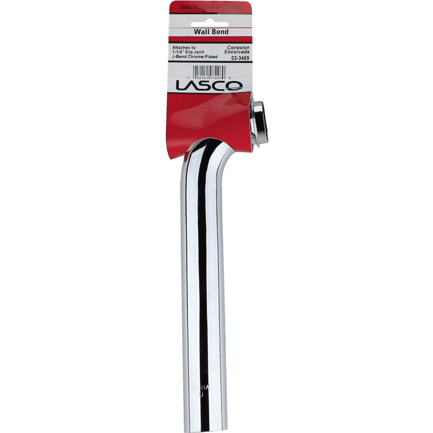 Lasco 1-1/4 In. Chrome Plated Wall Tube Image 2