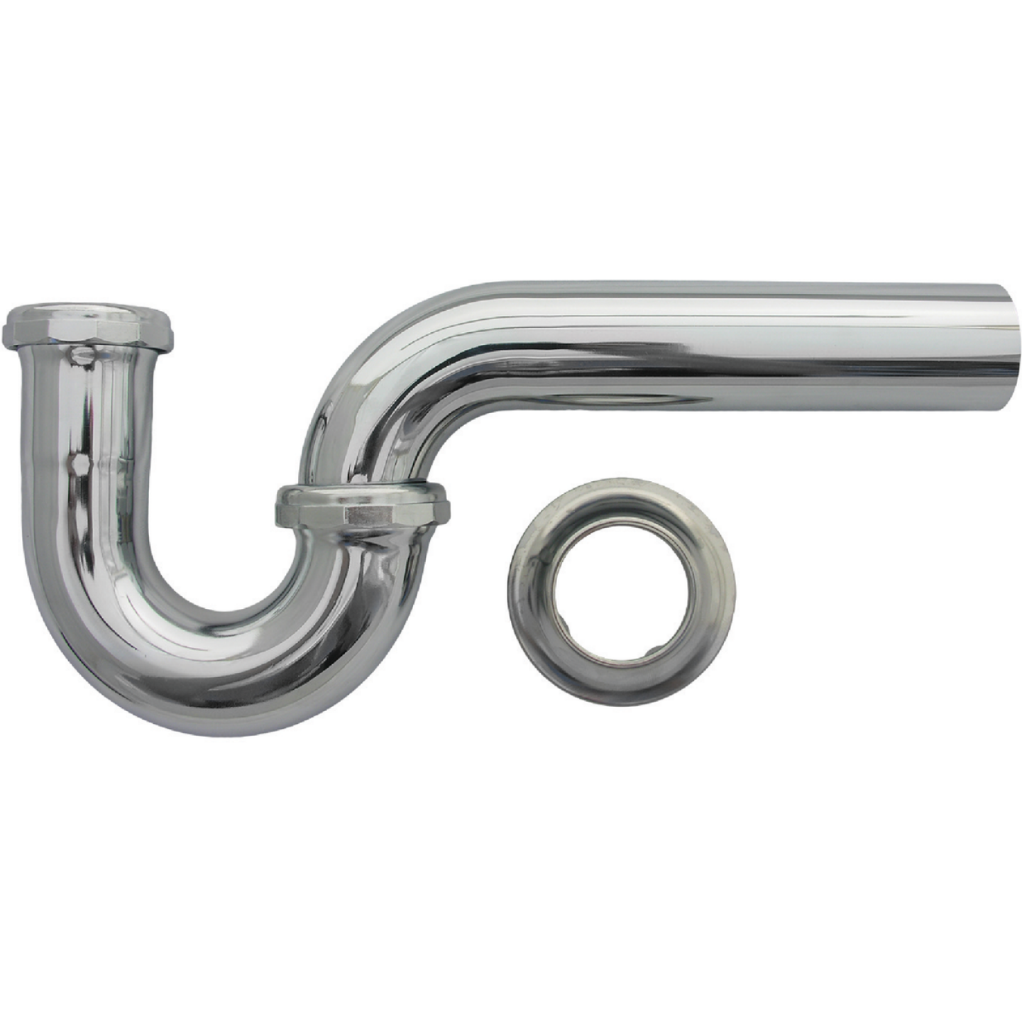 Lasco 1-1/2 In. Chrome Plated P-Trap Image 1