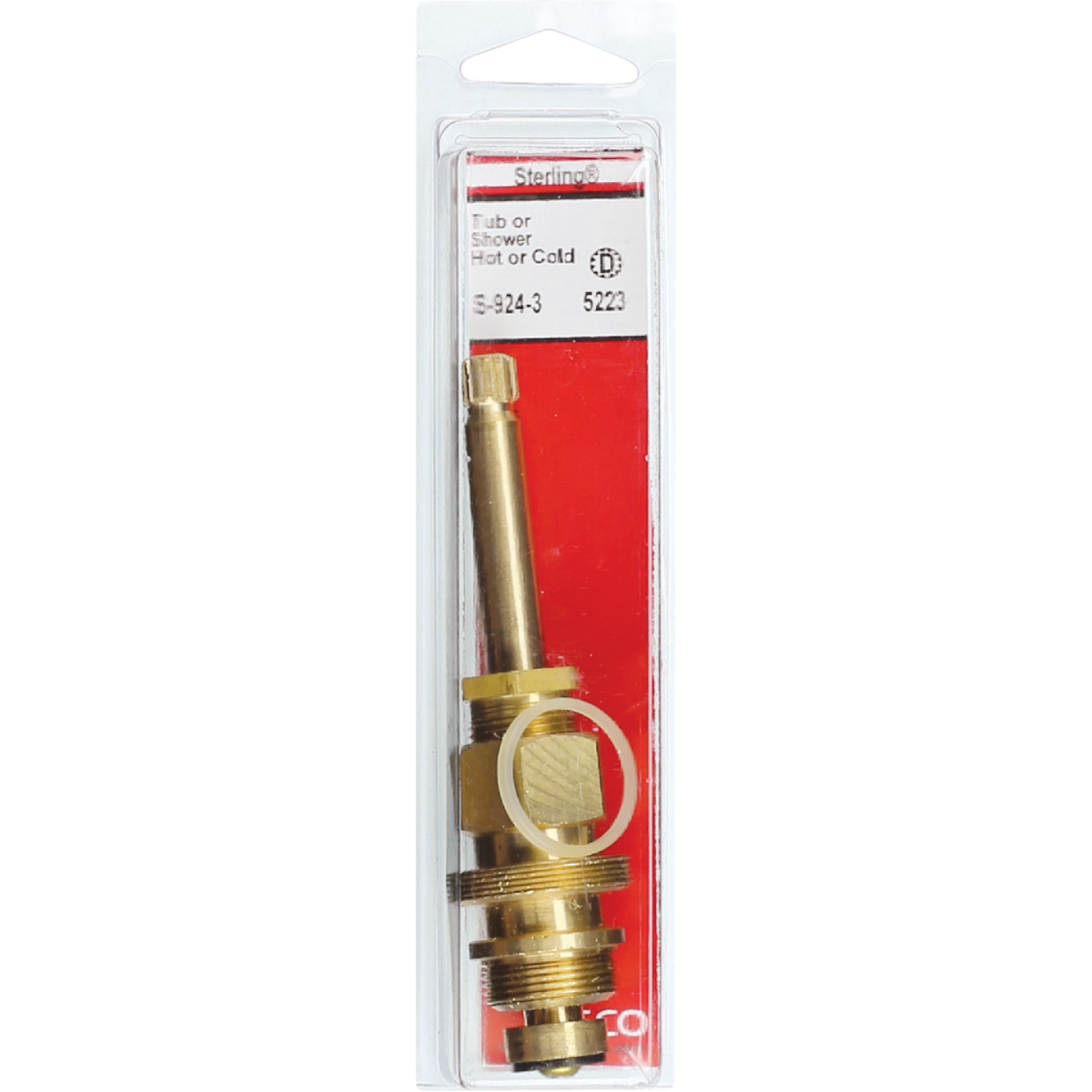 Lasco Sterling No. 5223 Hot/Cold Brass Bathtub Stem Image 2