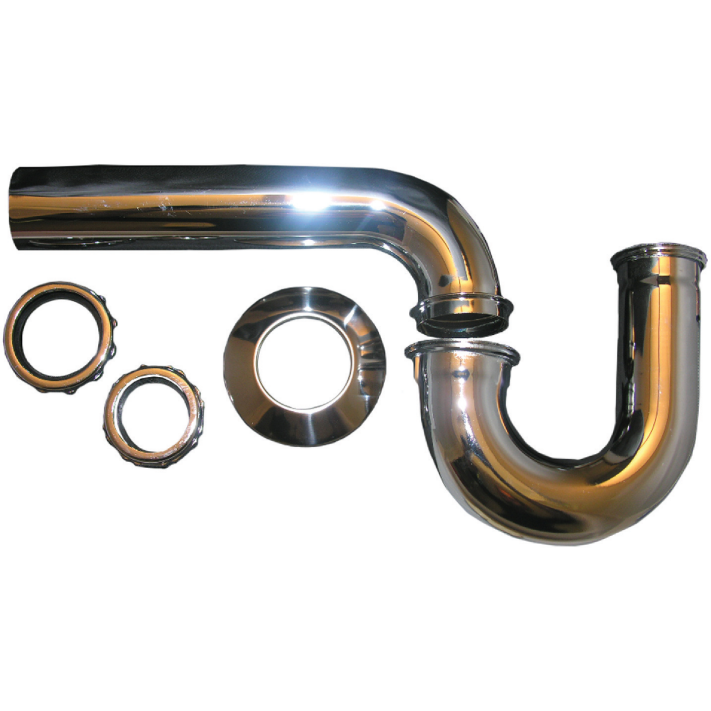 Lasco 1-1/2 In. x 1-1/4 In. Chrome Plated P-Trap Image 1