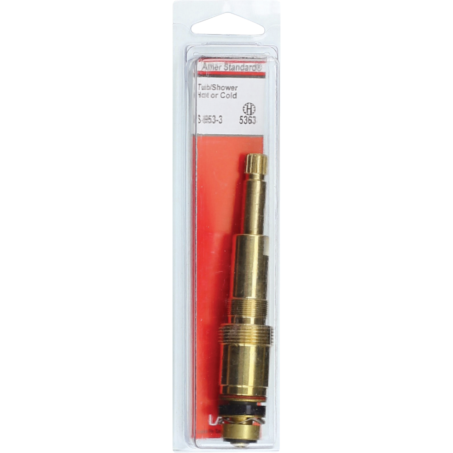 Lasco American Standard No. 5363 Hot/Cold Brass Bathtub Stem Image 2