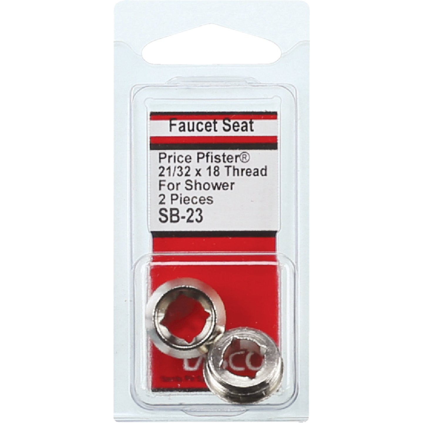 Lasco Price Pfister Shower 18 In. Thread Size Bibb Seat (2-Pack) Image 2