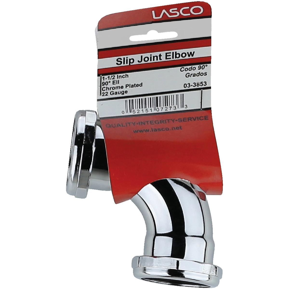 Lasco 1-1/2 In. Chrome-Plated Elbow Image 2
