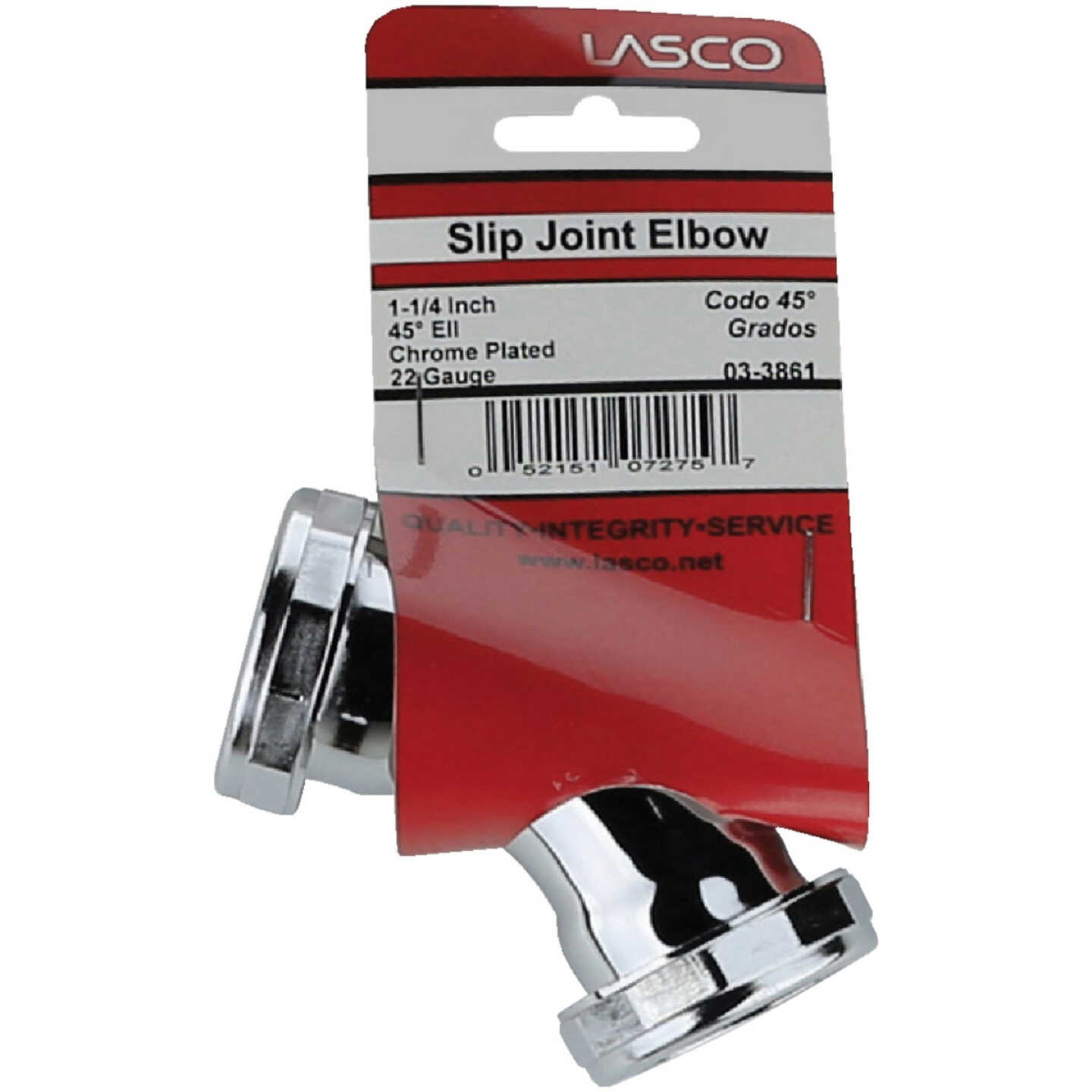 Lasco 1-1/4 In. Chrome-Plated Elbow Image 2