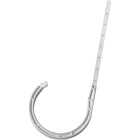 Oatey 4 In. x 7-1/2 In. ABS J-Hook Pipe Hook (4-Pack) Image 1