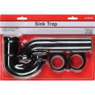 Lasco 1-1/2 In. Black Plastic P-Trap Image 2