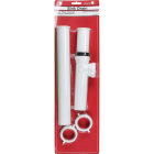 Lasco 1-1/2 In. OD x 12 In. Flanged Tailpiece White Plastic End Outlet Waste Image 2