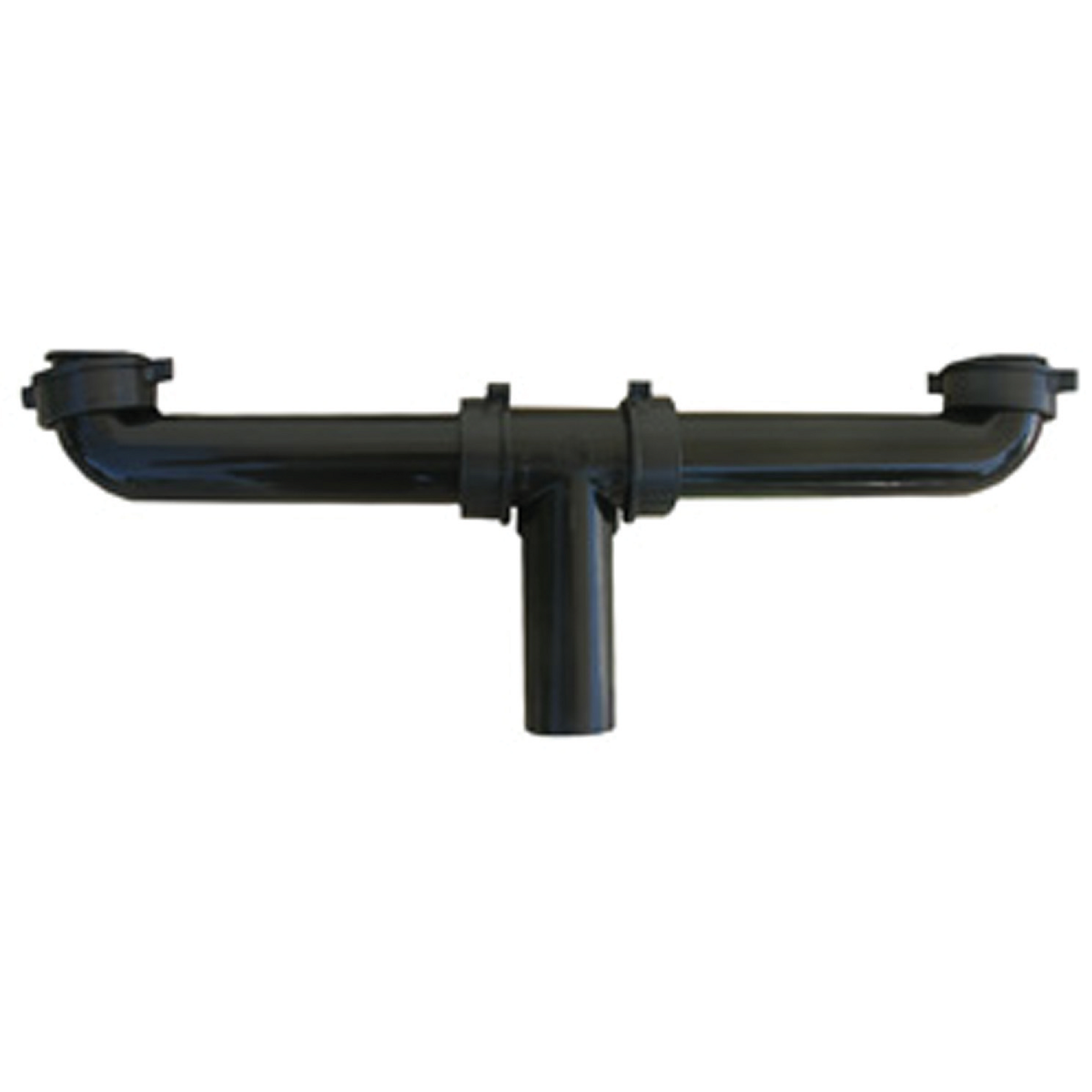 Lasco 1-1/2 In. x 16 In. Black Plastic Center Outlet Waste