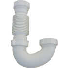 Lasco 1-1/2 In. Flexible White Plastic J-Bend Image 1