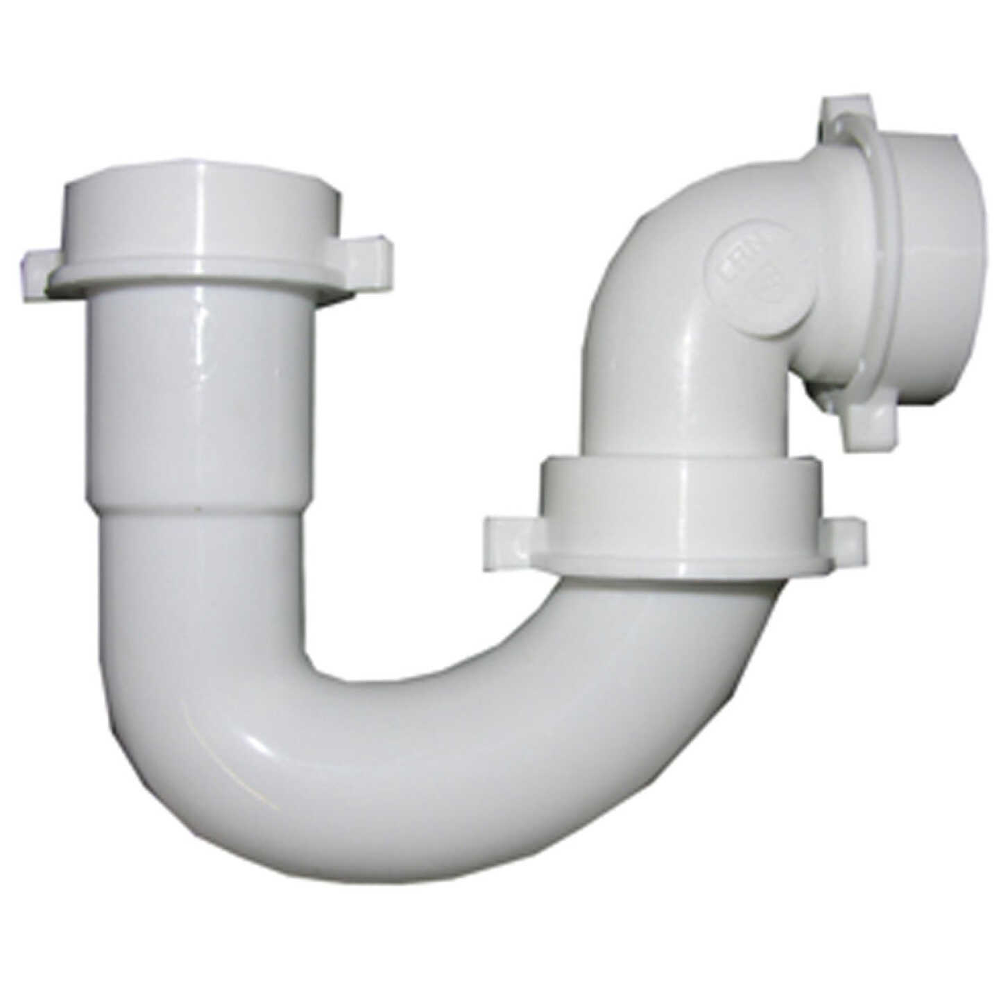 Lasco 1-1/2 In. White Plastic J-Bend Image 1