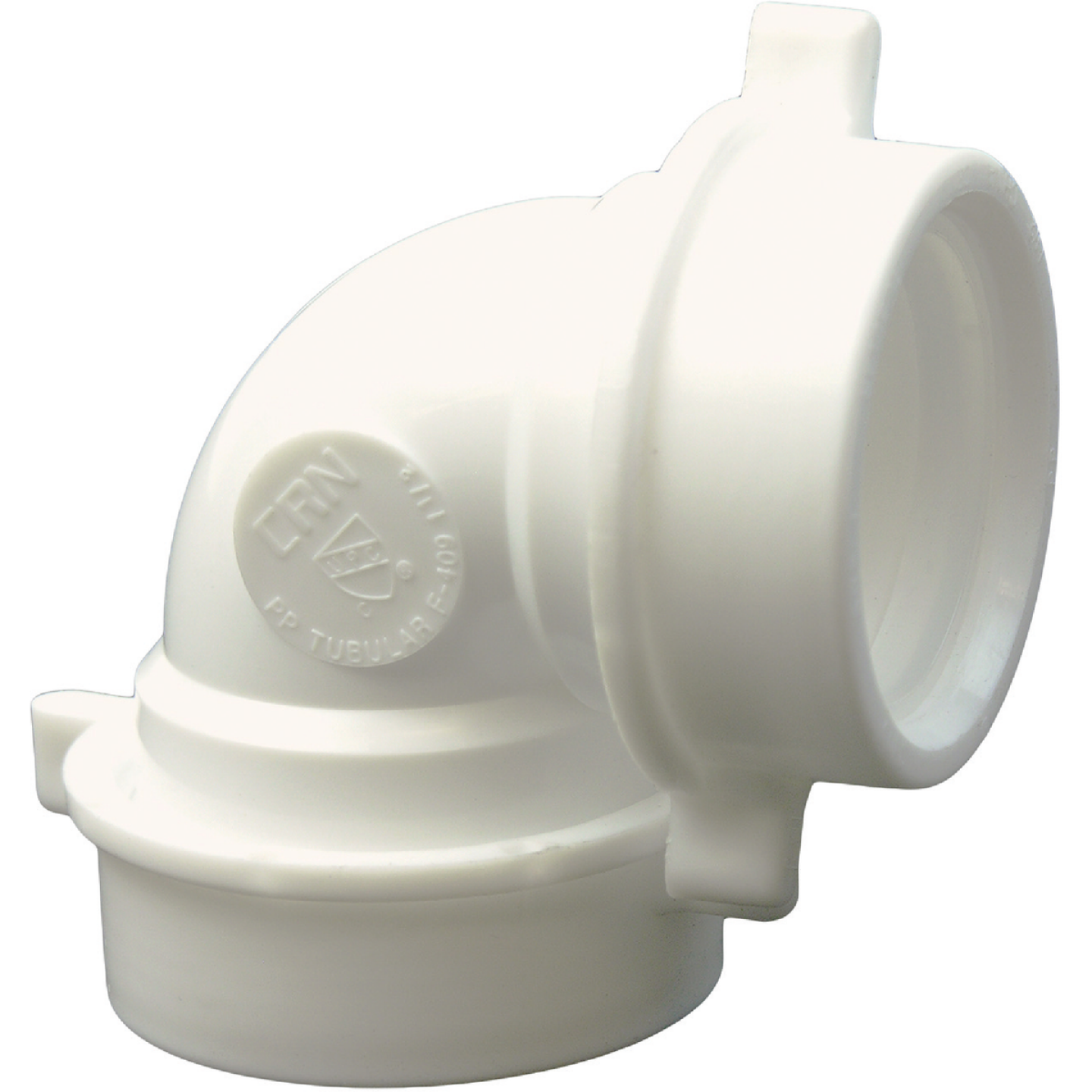 Lasco 1-1/2 In. White Plastic Elbow Image 1