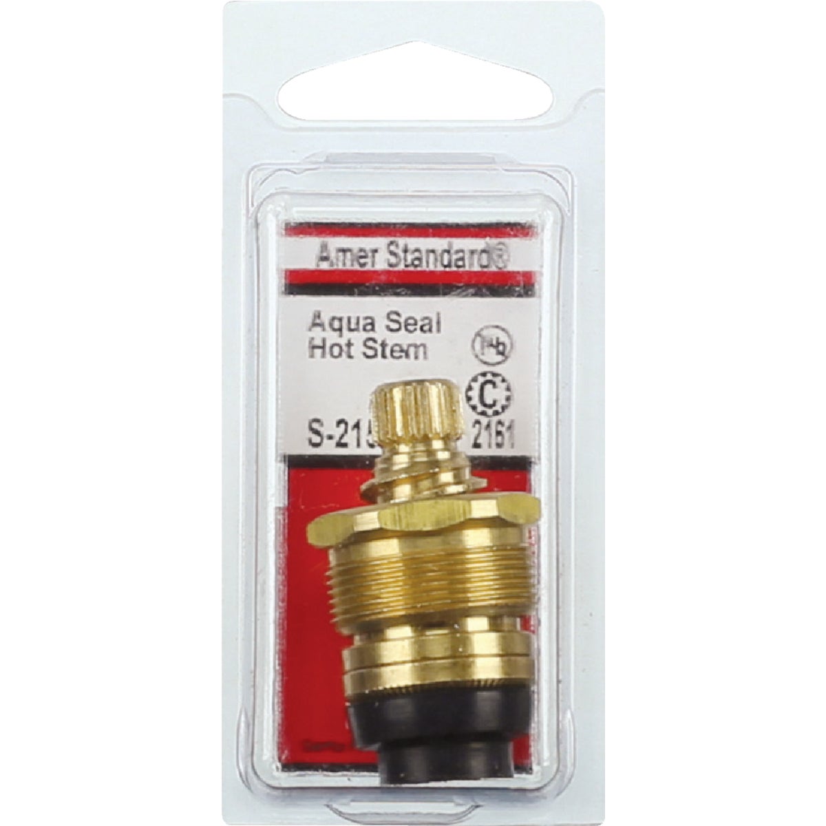 Lasco Hot Water American Standard Aqua Seal No. 2161 or No. 2162 Faucet Stem Image 2