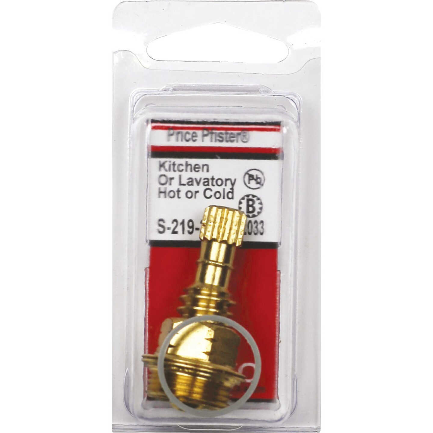 Lasco Hot/Cold Water Price Pfister No. 2023 Faucet Stem Image 2